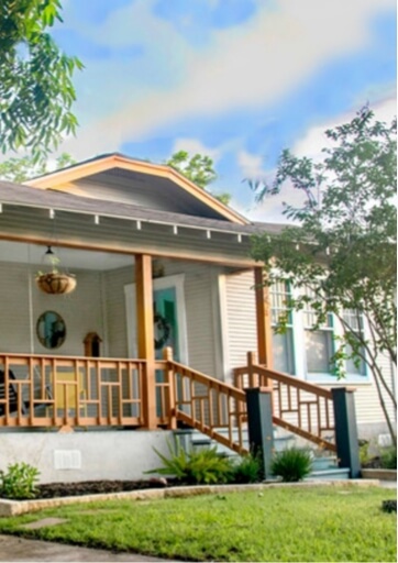 Davidson Properties Graphic Of Residential Home With A Wood Front Porch